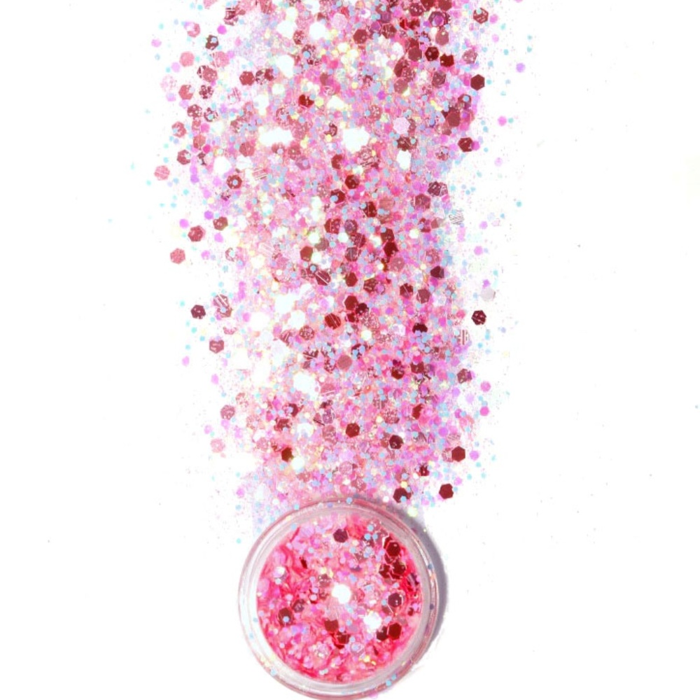Light Pink Cosmetic Glitter Festival Glitter